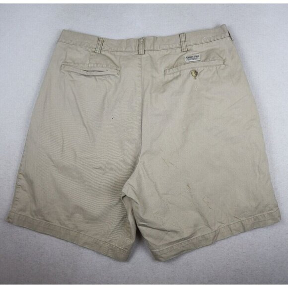 OLD NAVY - MEN'S PLEATED FRONT KHAKI CHINO SHORTS - SIZE 38 - 9" INSEAM - Picture 8 of 14